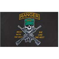 VLAJKA US RANGER 90x150cm