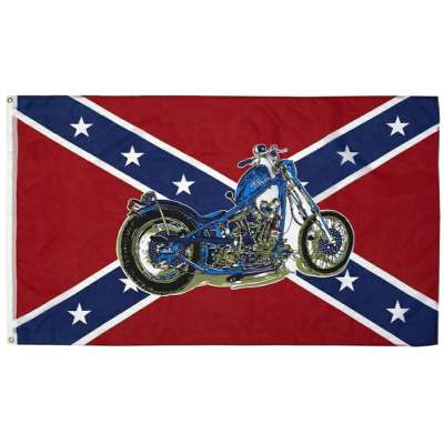 VLAJKA USA JIH MOTORKA 90x150cm
