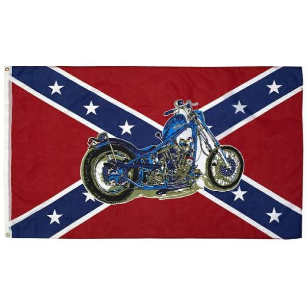 VLAJKA USA JIH MOTORKA 90x150cm