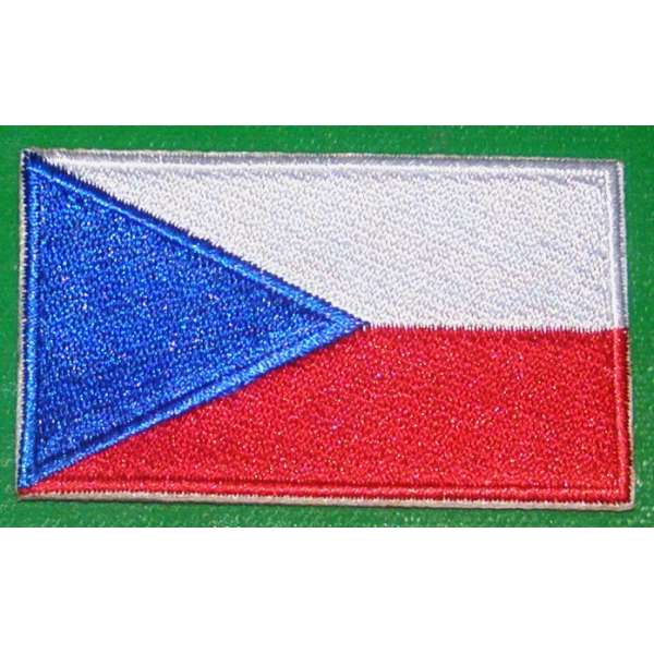 NÁŠIVKA ČR VLAJKA 4R 60x35mm