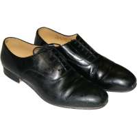 BOTY BRIT POLOBOTKY SLUŽEBNÍ LESKLÉ KOŽENÉ orig ČERNÉ