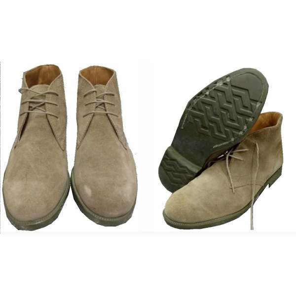 BOTY BRIT SAHARA Chukka Boots PODRÁŽKA DMS SEMIŠ KŮŽE orig SVĚTLE HNĚDÉ