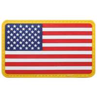 NÁŠIVKA PVC VLAJKA USA 8x5cm VELCRO