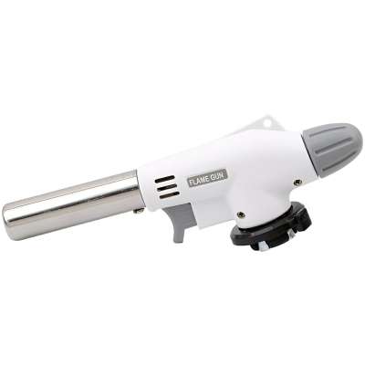 PLYNOVÝ HOŘÁK FLAME GUN NA PLYN DO VAŘIČE ALPEN CAMPING 235gr ČISTÝ BUTAN