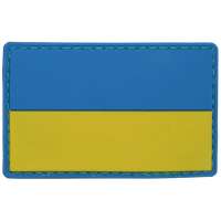 NÁŠIVKA PVC VLAJKA UKRAJINA 8x5cm VELCRO