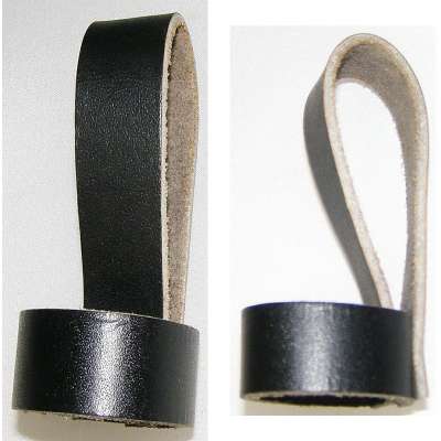 DRŽÁK BRIT UNIVERSÁLNÍ 9cm, OKO 3cm  KŮŽEorig ČERNÝ