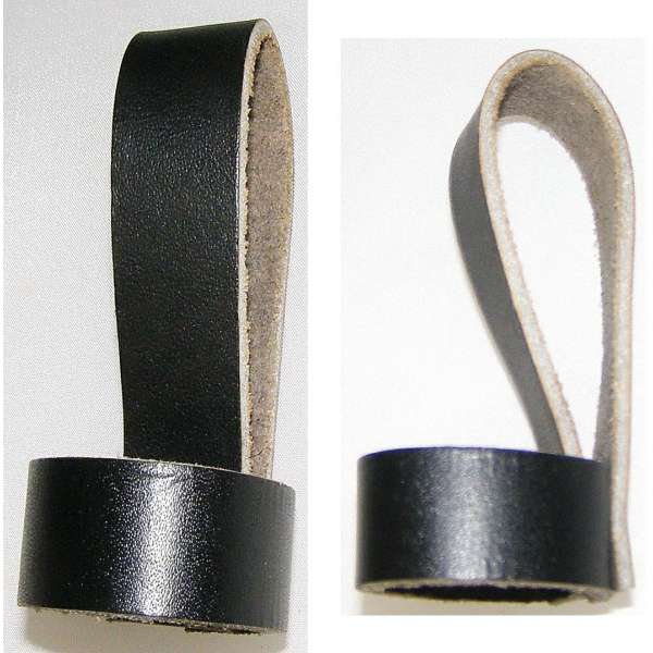 DRŽÁK BRIT UNIVERSÁLNÍ 9cm, OKO 3cm  KŮŽEorig ČERNÝ