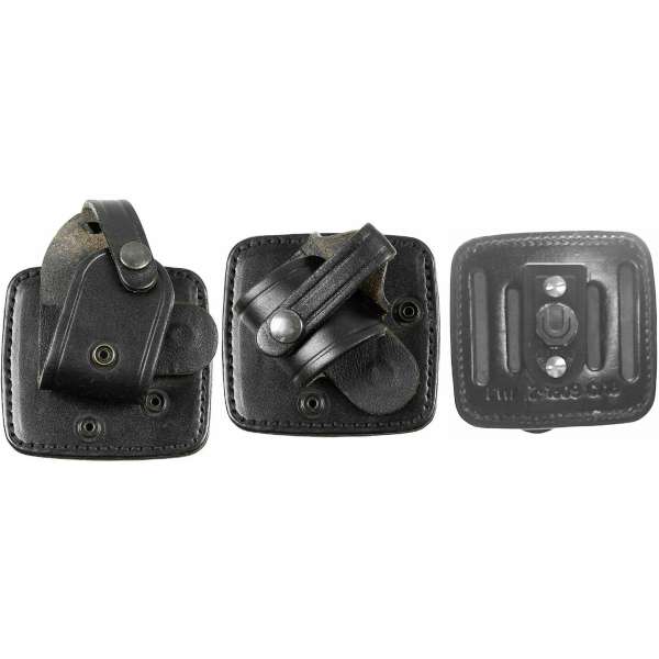 POUZDRO NA POUTA RCL-3 KOŽENÉ ÚCHYT K OPASKU 4V, BOD orig ČERNÉ