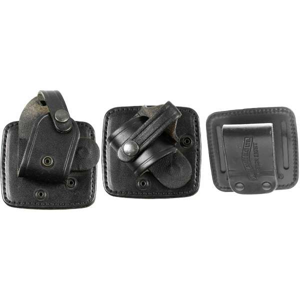 POUZDRO NA POUTA RCL-3 KOŽENÉ ÚCHYT K OPASKU 4V, BOD S NÁSTAVCEM ÚCHYTU KŮŽE orig ČERNÉ