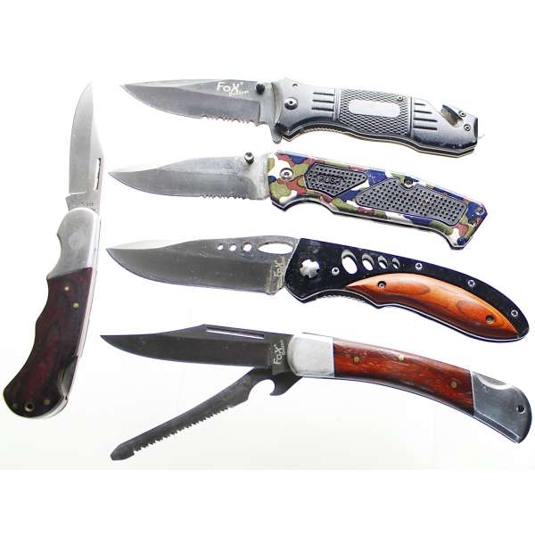 LOT NOŽŮ 5ks FOX K DROBNÉ OPRAVĚ