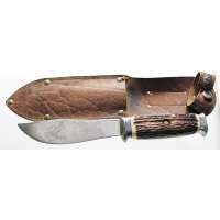 NŮŽ LOVECKÝ MIKOV LOVU ZDAR S JELENEM A S POZDREM 70-tá léta