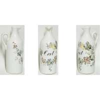 STARÁ KERAMICKÁ LAHVIČKA NA OCET ZNAČKA R.D.Z. 21cm VYSOKÁ