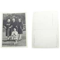 POHLED 1948 K.GOTTWALD SE ŽENOU, VNUČKOU A DCEROU