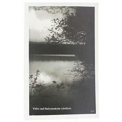 POHLED BABYLON RYVEČER RYBNÍK 8.6.1933 V ČB ČISTÝ