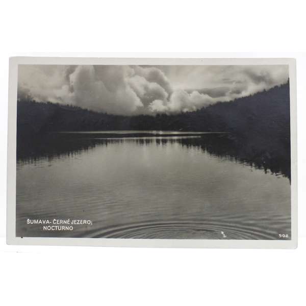 POHLED ŠUMAVA ČERNÉ JEZERO 15.8.1933 Š ČB PROŠLÝ