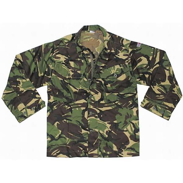 BLŮZA BRIT LETNÍ ROVNÉ KAPSY 60-tá léta orig DPM TARN