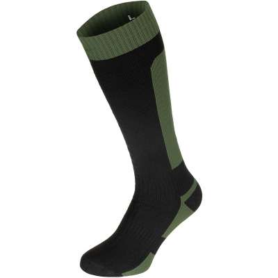 PONOŽKY VODĚVZDORNÉ KRÁTKÉ 30-POLYAM 30-BAVL 20-VODNÍ MEMBRÁNA OLIV-ČERNÉ