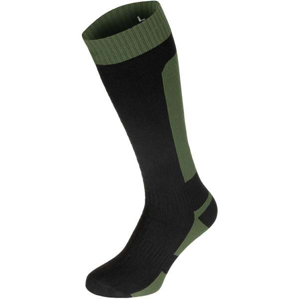 PONOŽKY VODĚVZDORNÉ KRÁTKÉ 30-POLYAM 30-BAVL 20-VODNÍ MEMBRÁNA OLIV-ČERNÉ