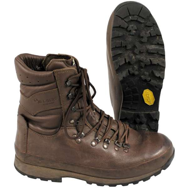 BOTY BRIT COMBAT ALT-BERG PRACOVNÍ KŮŽE orig HNĚDÉ