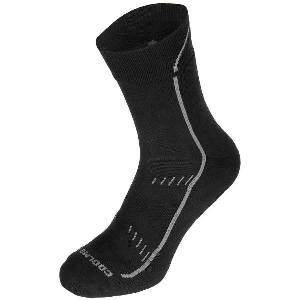 PONOŽKY TRÉNINKOVÉ FUNKČNÍ Arber POLSTROVANÉ CHODIDLO ČERNÉ