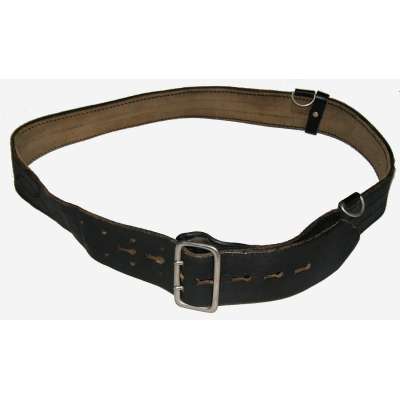 OPASEK ČR DOHODA POLICIE, VB 5cm KOŽENÝ orig ČERNÝ