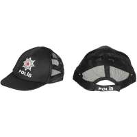ČEPICE TUR BASEBAL POLICE SE SÍŤKOU orig ČERNÁ