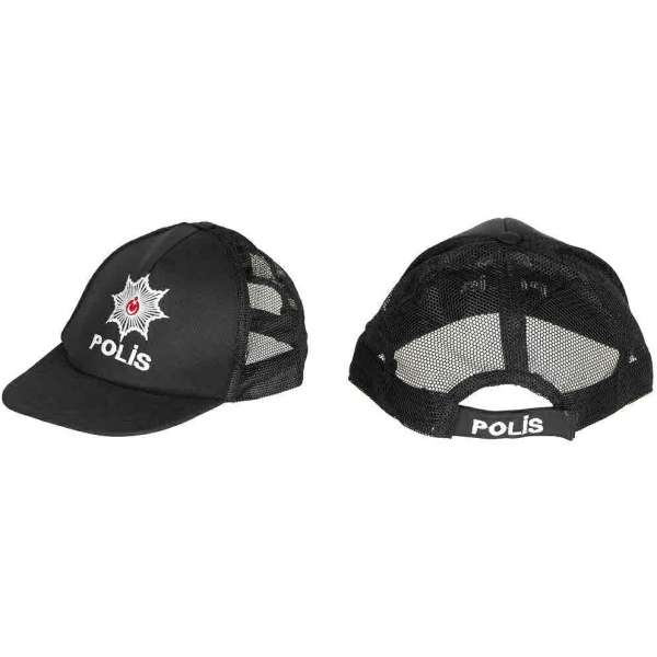 ČEPICE TUR BASEBAL POLICE SE SÍŤKOU orig ČERNÁ
