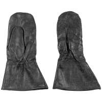 RUKAVICE ŠVÉD PALČÁKY KOŽENÉ orig ČERNÉ