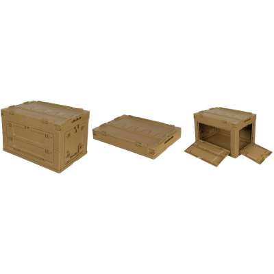 BEDNA PVC SKLÁDACÍ 60 LTR 60x41x39cm, 4kg KHAKI