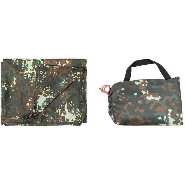 CELTA 5X6m RIPSTOP OCELOVÁ OČKA FLECKTARN