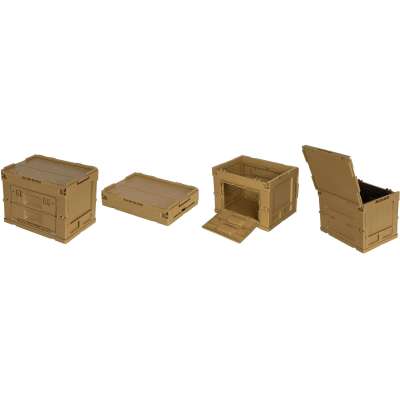 BEDNA PVC SKLÁDACÍ 20 LTR 36x12x28,5cm, 1,36kg KHAKI