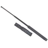 OBUŠEK TELESKOP S POUZDREM VELKÝ 24cm, ROZTAŽENÝ 64cm, 430gr STŘÍBRNÝ