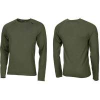 TRIKO Merino 50-VLNA 33-NYLON 17-POLYESTER DLOUHÝ RUKÁV OLIV