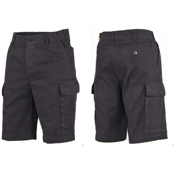 KALHOTY BERMUDA DĚTSKÉ BW MOLESKIN ČERNÉ