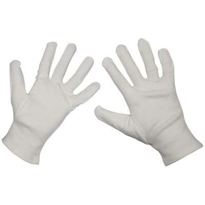 RUKAVICE BRIT NBC MALÉ 20cm BAVLNA orig BÍLÉ