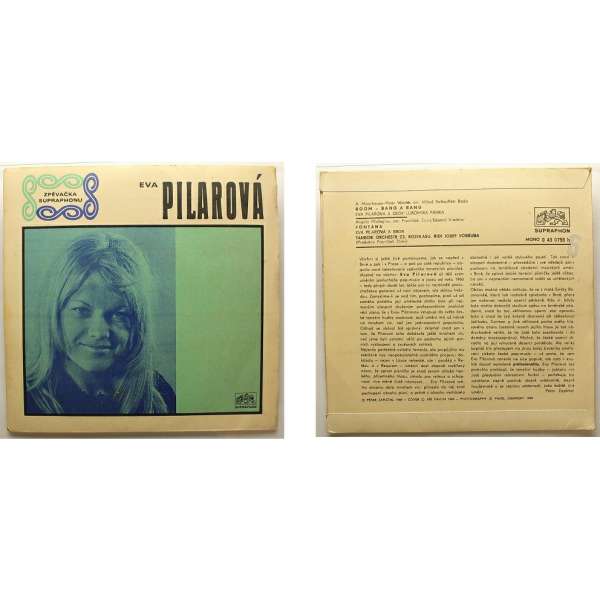 DESKA VINYL SP E.PILAROVÁ 1.BOOM-BANG A BANG 2.FONTÁNA 1969 SUPRAPHON