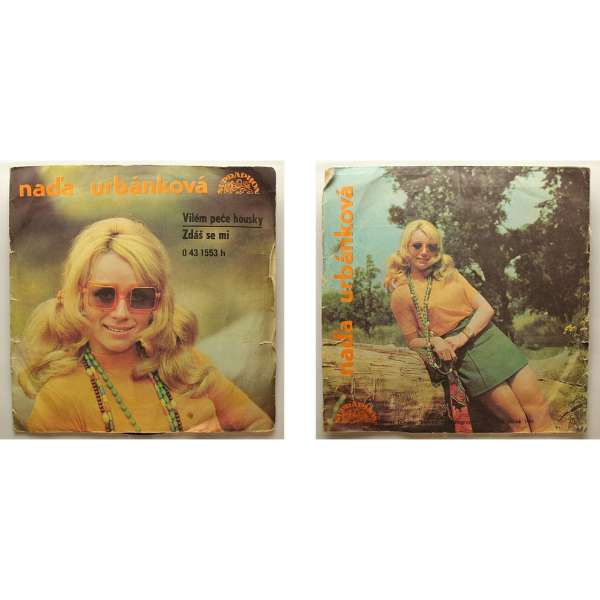 DESKA VINYL SP URBÁNKOVÁ 1. VILÉM PEČE HOUSKY 2.ZDÁŠ SE MI 1977 SUPRAPHON