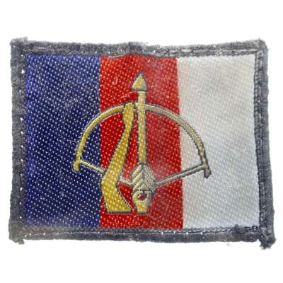NÁŠIVKA BRIT 4R 16th REGIMENT ROYAL ARTILERY 50x40mm orig COLOR