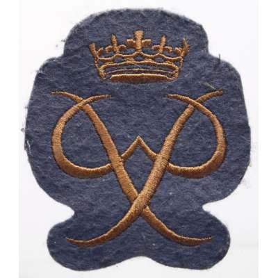NÁŠIVKA BRIT ATC DUKE OF EDINBURGH 65x75mm orig ŠEDO-HNĚDÁ