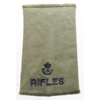 NÁŠIVKA BRIT HODNOST RIFLES 60x10mm orig OLIV