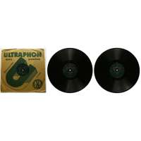 DESKA ŠELAK HARY HARDENA 1.KDE SE ZPÍVÁ,VESELO BÝVÁ 2.MUZIKANTI POJĎTE HRÁD 1936 ULTRAPHON
