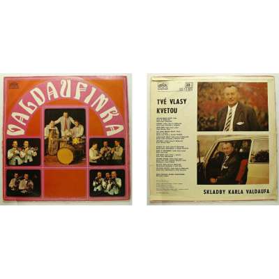 DESKA VINYL LP  KAREL VALDAUF 1. TVÉ VLASY KVETOU 1971 STEREO SUPRAPHON