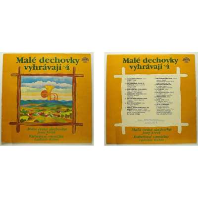 DESKA VINYL LP  KUBEŠOVA OSMIČKA 1.MALÉ DECHOVKY VYHRÁVAJÍ 1980 SUPRAPHON