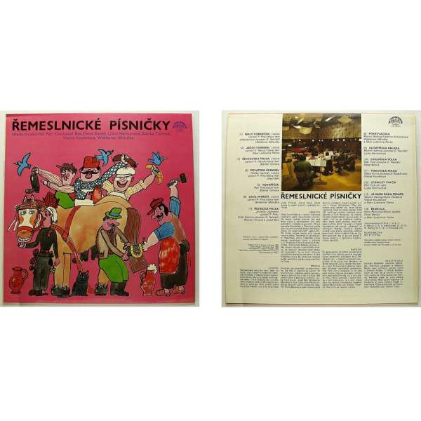 DESKA VINYL LP  ŘEMESLNICKÉ PÍSNIČKY 1980 SUPRAPHON