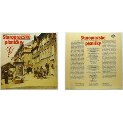 DESKA VINYL LP  STAROPRAŽSKÉ PÍSNIČKY 1983 SUPRAPHON
