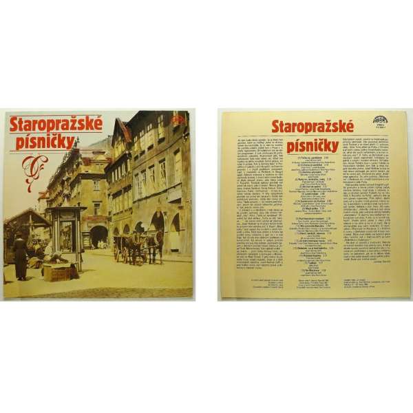 DESKA VINYL LP  STAROPRAŽSKÉ PÍSNIČKY 1983 SUPRAPHON