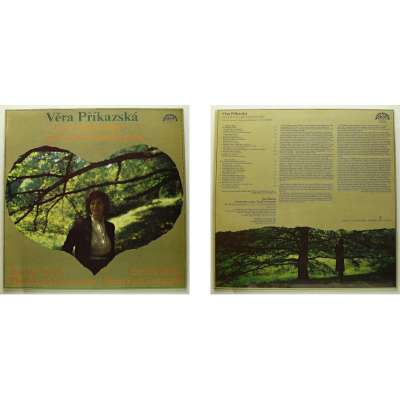 DESKA VINYL LP  VĚRA PŘÍKAZSKÁ 1.ČESKÉ MILOSTNÉ PÍSNĚ 1987 SUPRAPHON