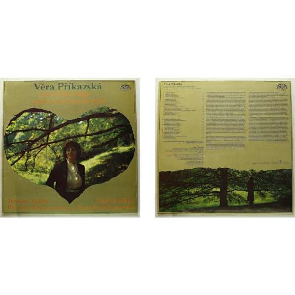 DESKA VINYL LP  VĚRA PŘÍKAZSKÁ 1.ČESKÉ MILOSTNÉ PÍSNĚ 1987 SUPRAPHON