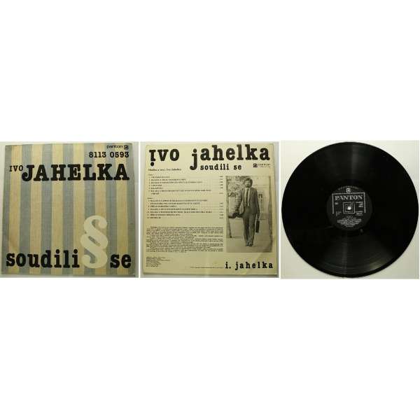 DESKA VINYL LP IVO JAHELKA 1. SOUDILI SE 1986 PANTON