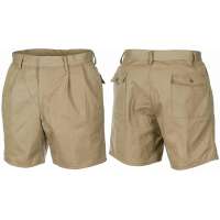 KALHOTY BERMUDA ITAL 2 KAPSY ZIP orig KHAKI